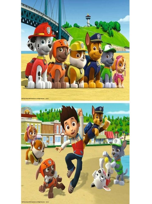 Puzzle Chiens héroïques Pat'Patrouille 2x24 pcs - Kiabi
