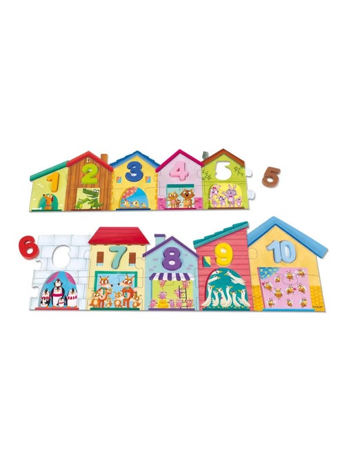 Puzzle chiffres de 1 à 10 - Kiabi