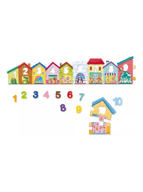 Puzzle chiffres de 1 à 10 - Kiabi
