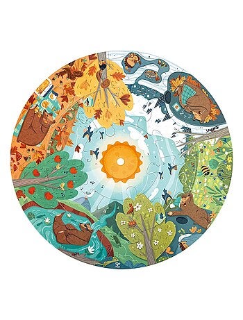 Puzzle circulaire 4 saisons
