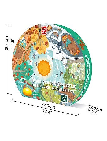 Puzzle circulaire 4 saisons