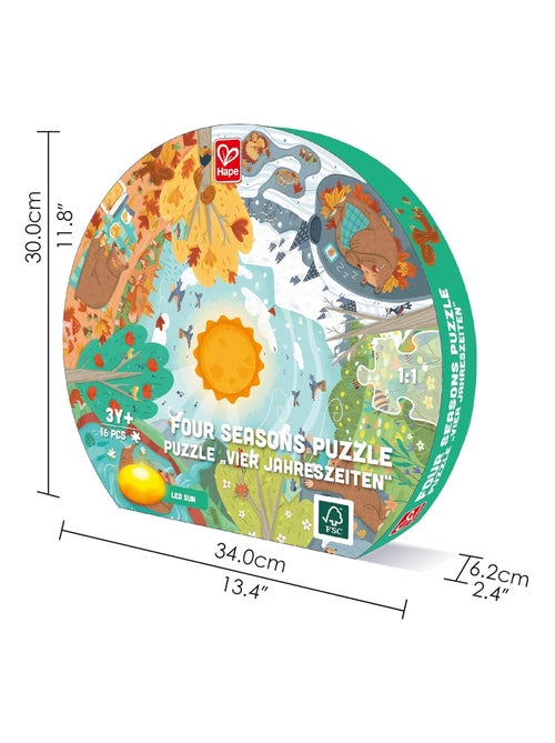 Puzzle circulaire 4 saisons - Kiabi Puzzle circulaire 4 saisons - Kiabi