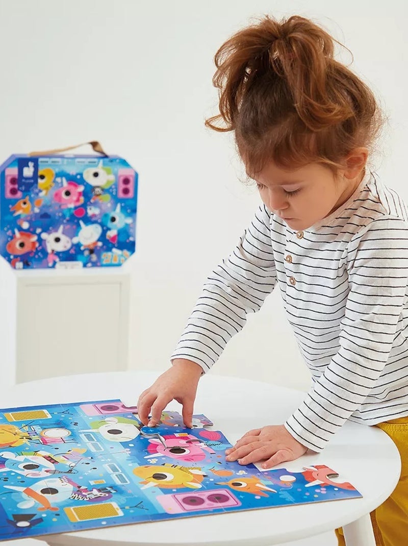 Puzzle Concert Rock Licornes 24 pcs N/A - Kiabi