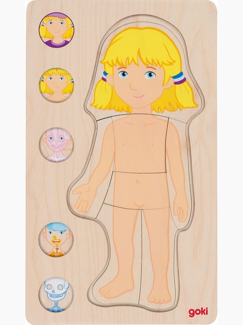 Puzzle corps humain, fille - Kiabi