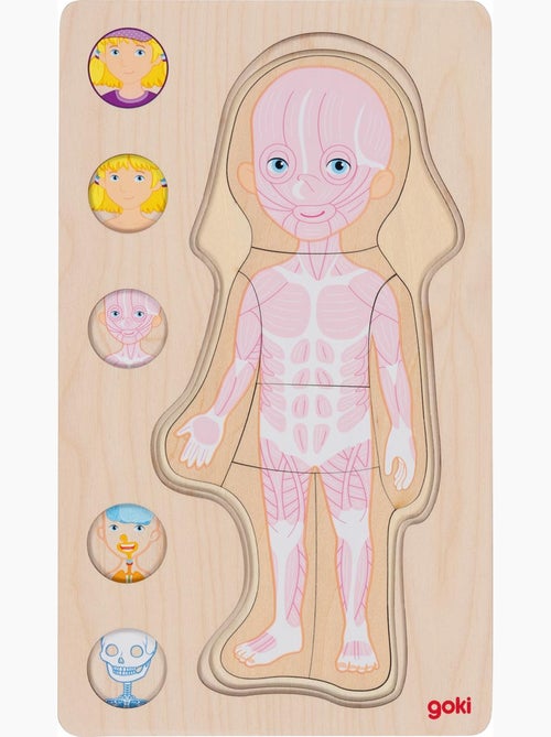 Puzzle corps humain, fille - Kiabi