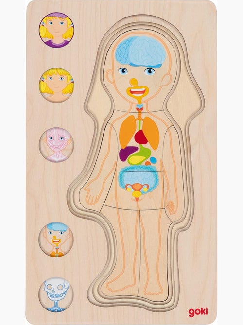 Puzzle corps humain, fille - Kiabi
