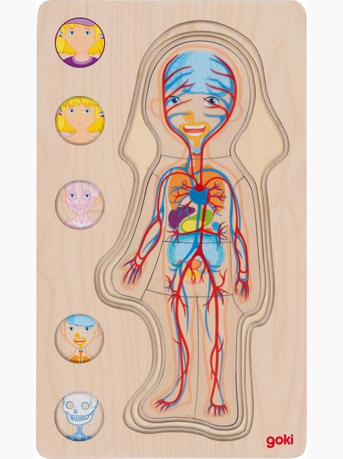 Puzzle corps humain, fille - Kiabi