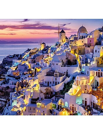 Puzzle Coucher de soleil sur Santorin 1500 pcs