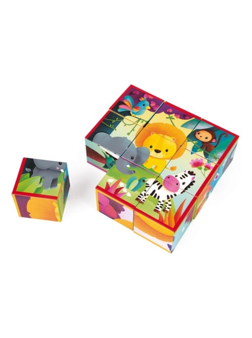 Puzzle cube Kubkid Jungle (9 cubes) - Kiabi
