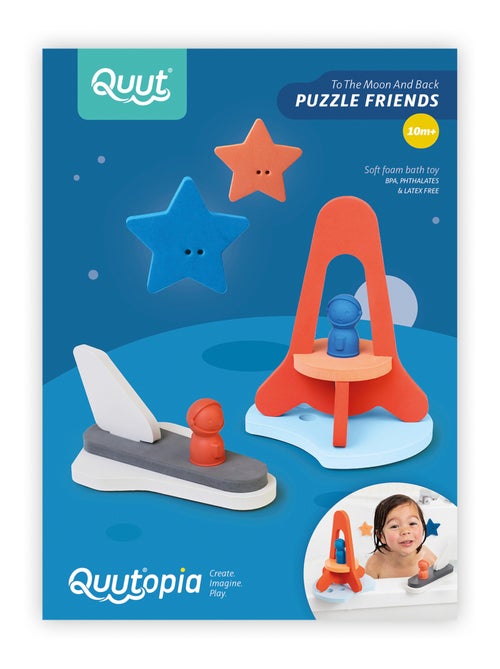 Puzzle de bain - Cap sur la lune - Kiabi