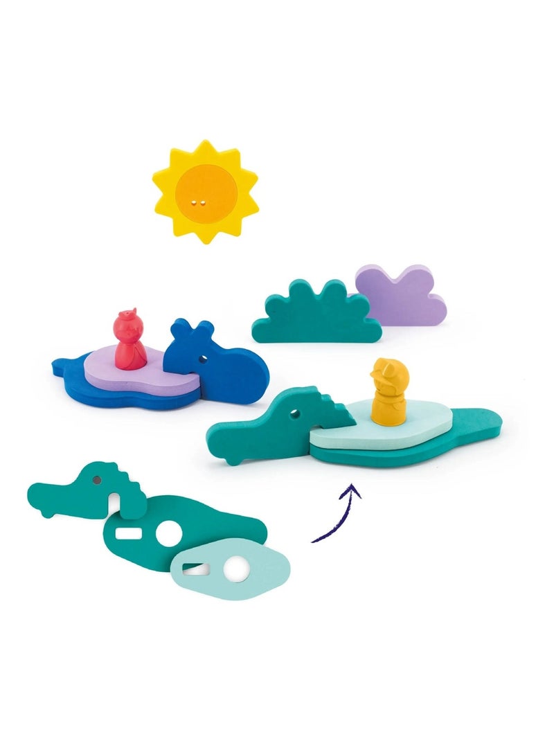 Puzzle de bain - Dans la jungle Vert - Kiabi