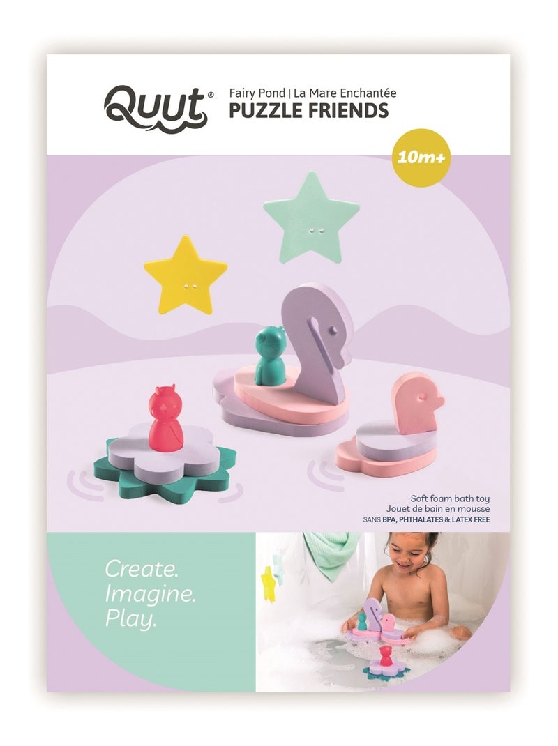 Puzzle de bain - La mare enchantée Violet - Kiabi