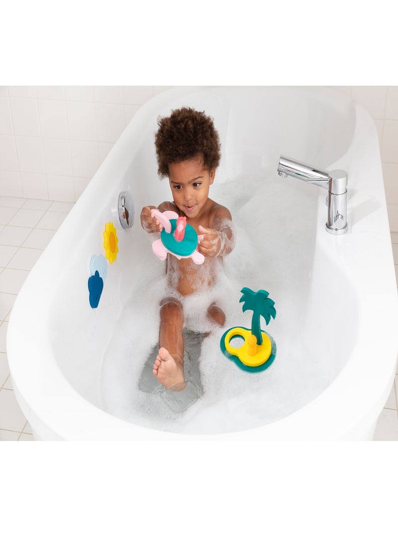 Puzzle de bain - L'île aux trésors Bleu - Kiabi