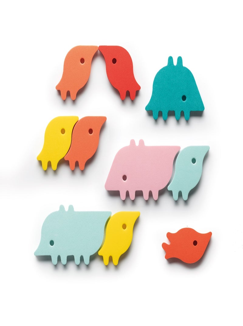 Puzzle de bain - Parade Animaux Bleu - Kiabi
