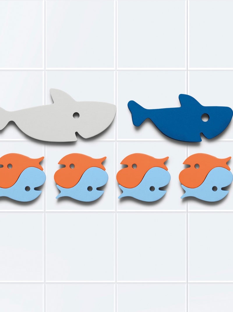 Puzzle de bain - Requins Bleu - Kiabi