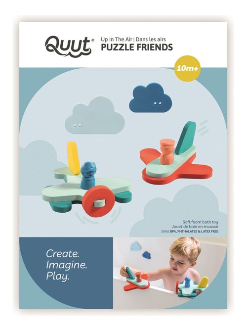 Puzzle de bain en mousse friends Dans les airs (11 blocs) - Kiabi