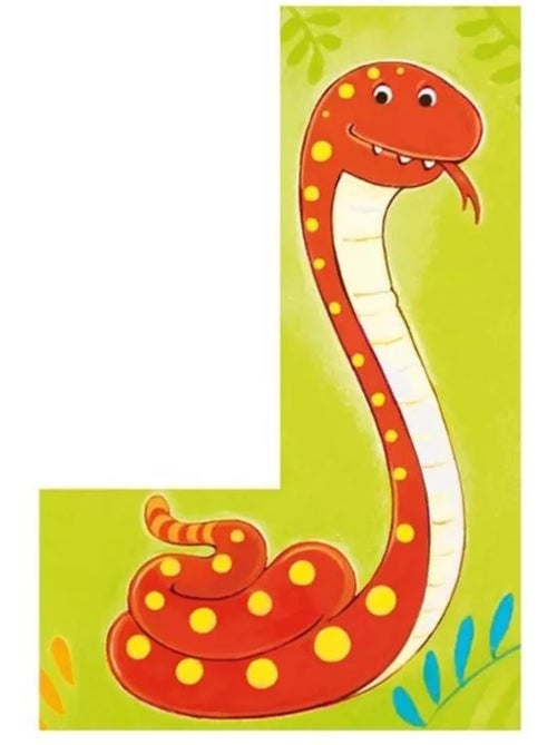 Puzzle de cubes animaux sauvages - Kiabi Puzzle de cubes animaux sauvages - Kiabi