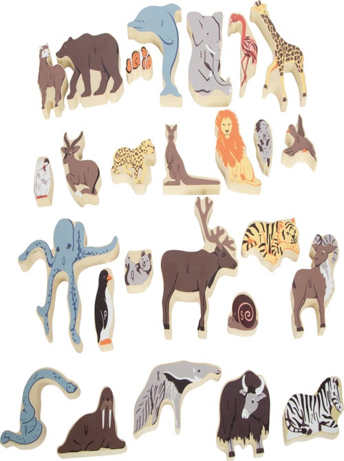 Puzzle de lettres Animaux - Kiabi