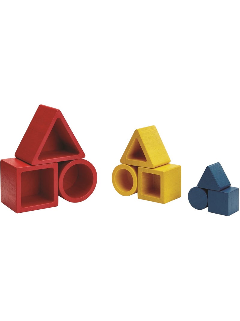 Puzzle d'encastrement 3 formes Rouge - Kiabi