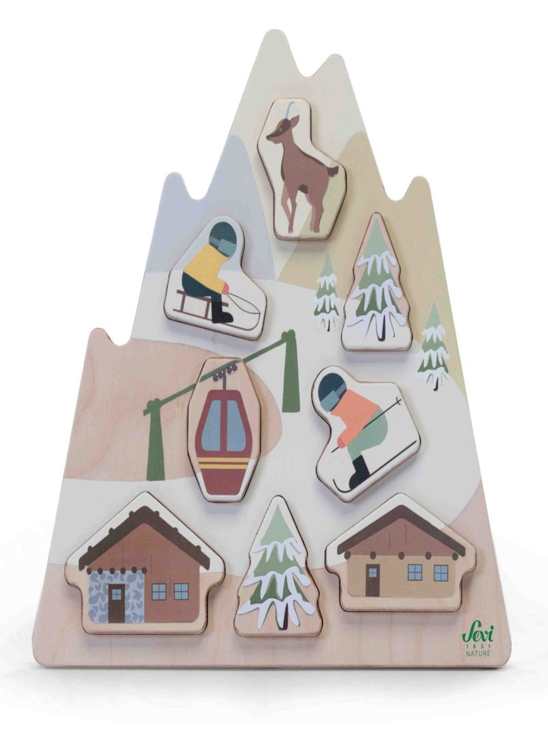 Puzzle d'encastrement Les Dolomites Beige - Kiabi