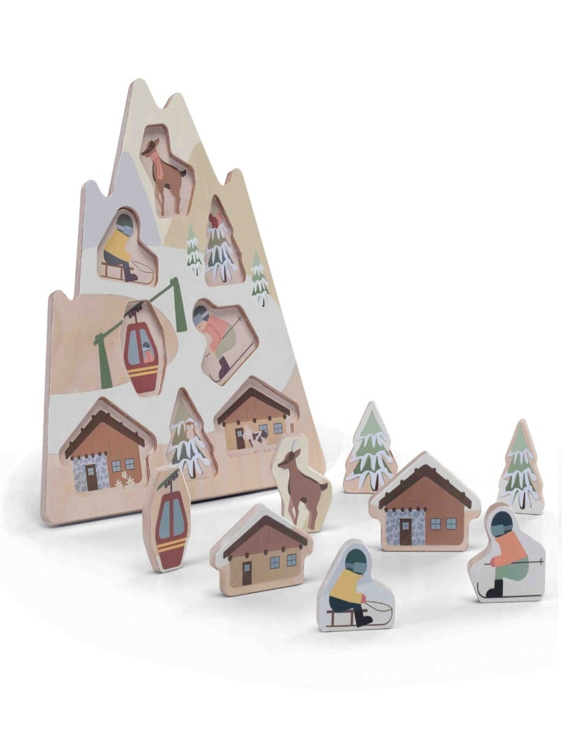 Puzzle d'encastrement Les Dolomites Beige - Kiabi