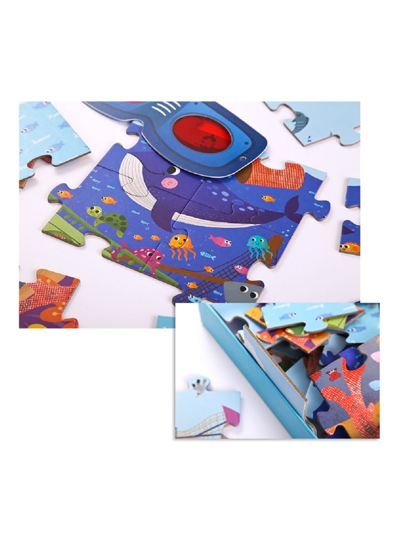 Puzzle détective Océan N/A - Kiabi