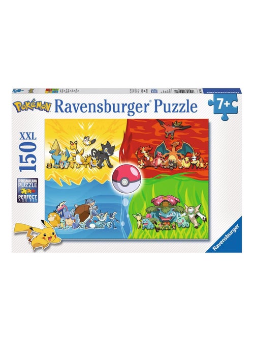 Puzzle Différents types de Pokémon 150 pcs XXL - Kiabi