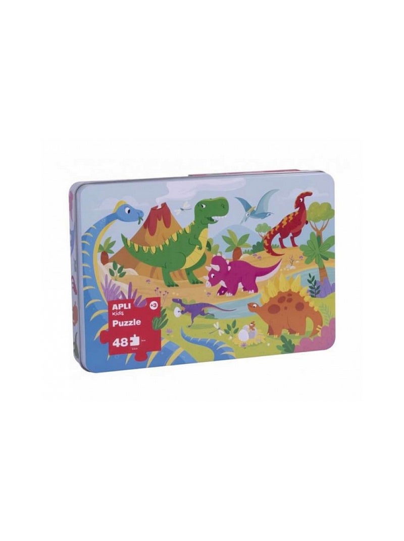 Puzzle Dinosaures 48 Pieces N/A - Kiabi