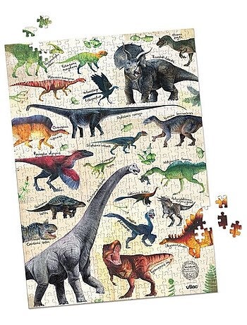 Puzzle dinosaures 500 pièces