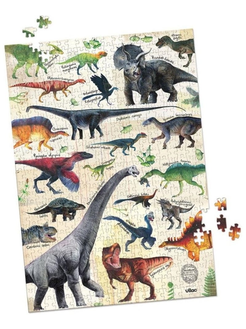 Puzzle dinosaures 500 pièces N/A - Kiabi