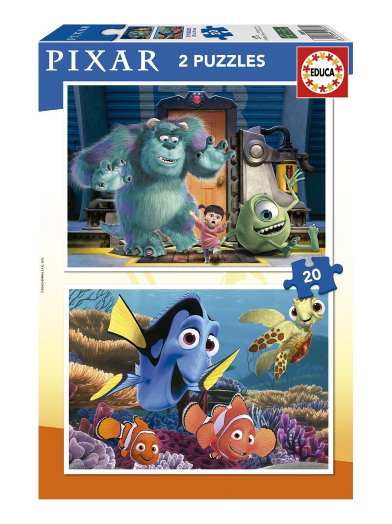Puzzle Disney Pixar 2 20 pcs N/A - Kiabi
