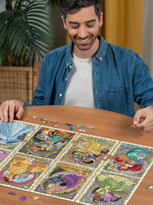 Puzzle Disney Princesses Art 1000 pièces - Kiabi
