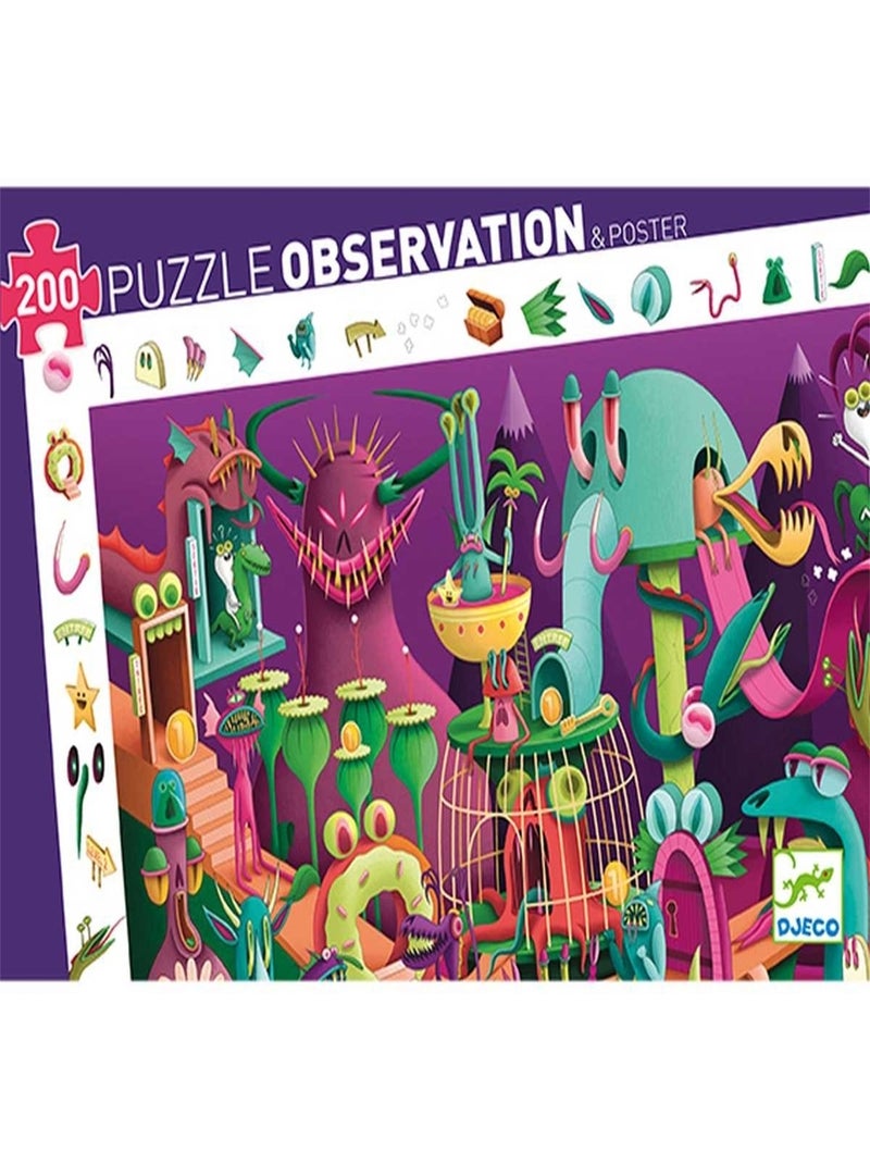 Puzzle d'objets cachés - Dans un jeu vidéo 200 pièces N/A - Kiabi