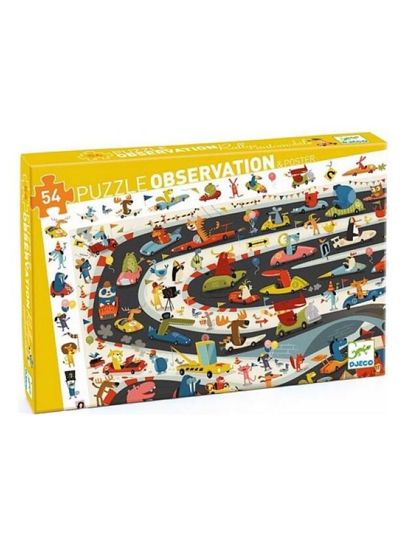 Puzzle d'observation rallye automobile N/A - Kiabi