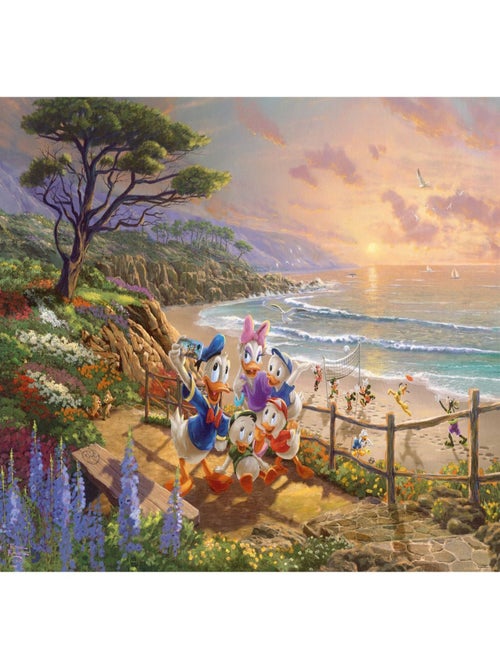 Puzzle Donald et Daisy 1000 pcs - Kiabi