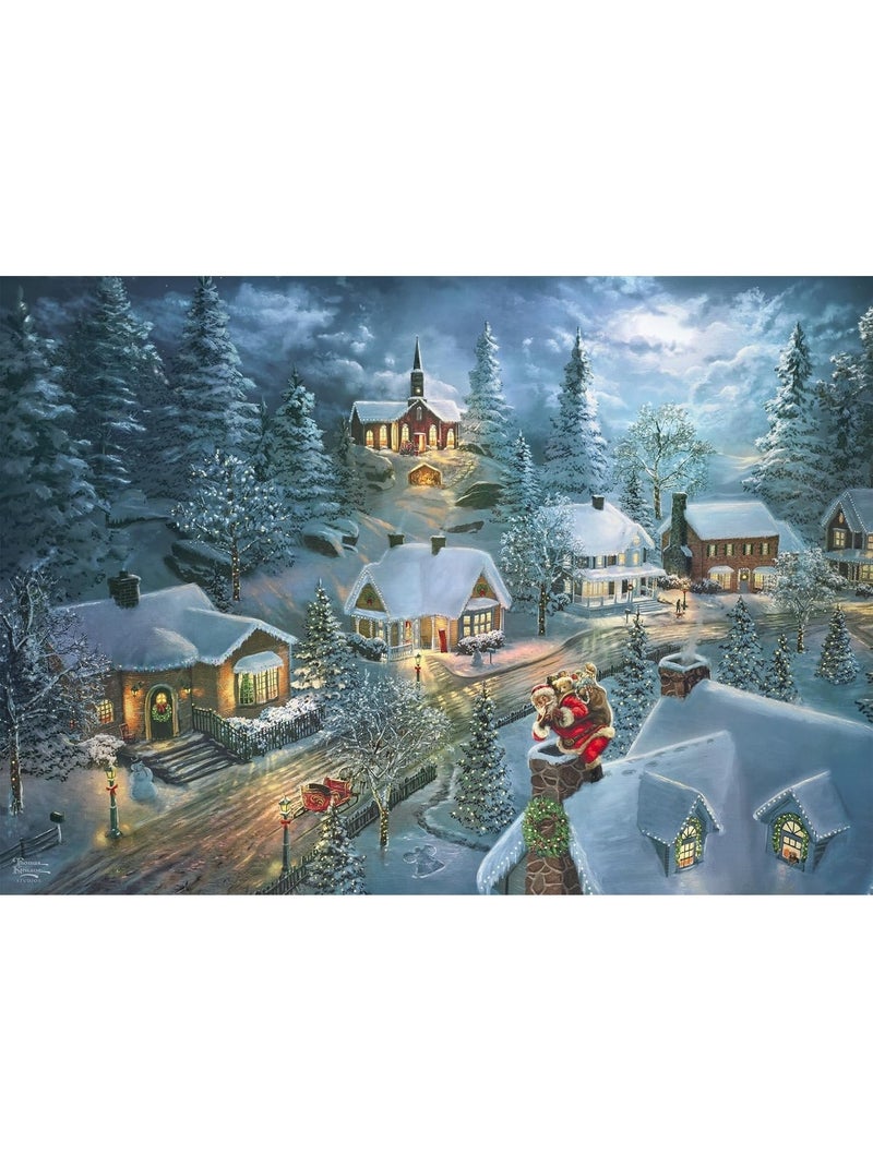 Puzzle douce nuit de noël 1000 pcs N/A - Kiabi