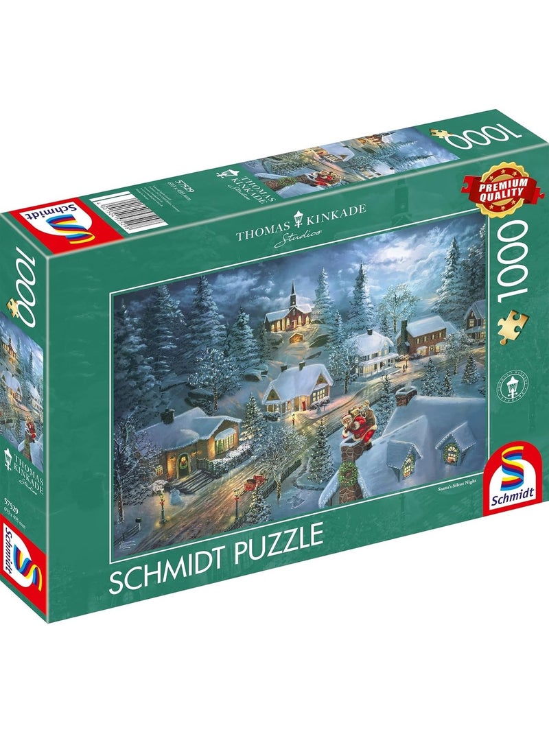 Puzzle douce nuit de noël 1000 pcs N/A - Kiabi