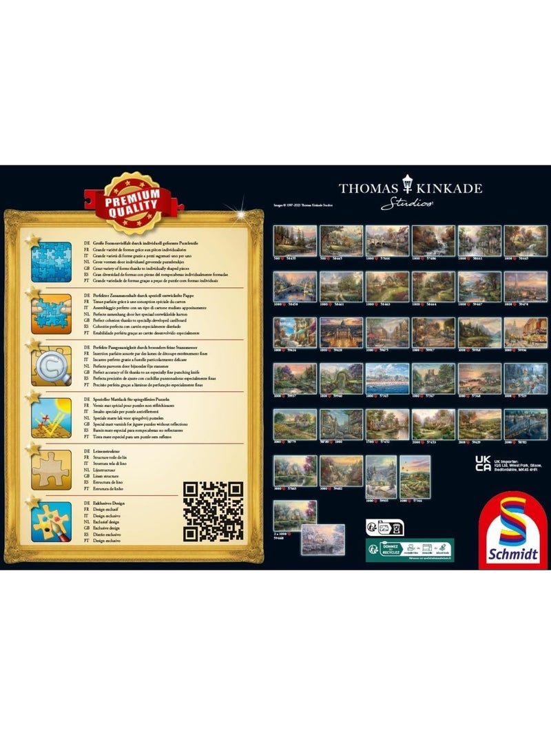 Puzzle douce nuit de noël 1000 pcs N/A - Kiabi