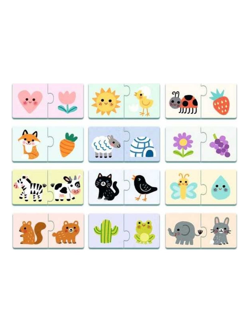 Puzzle duo Couleurs N/A - Kiabi