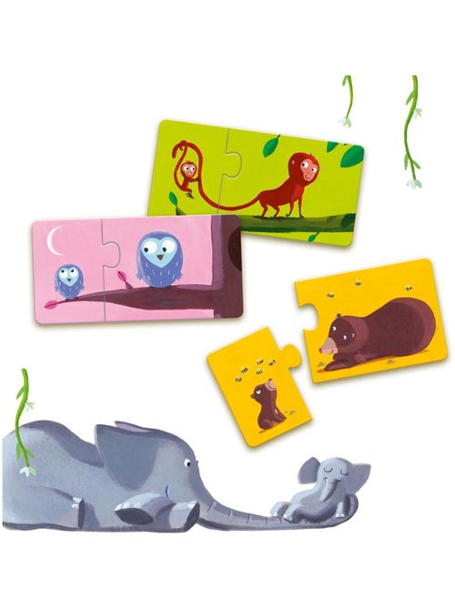 Puzzle duo maman et bébé - Kiabi