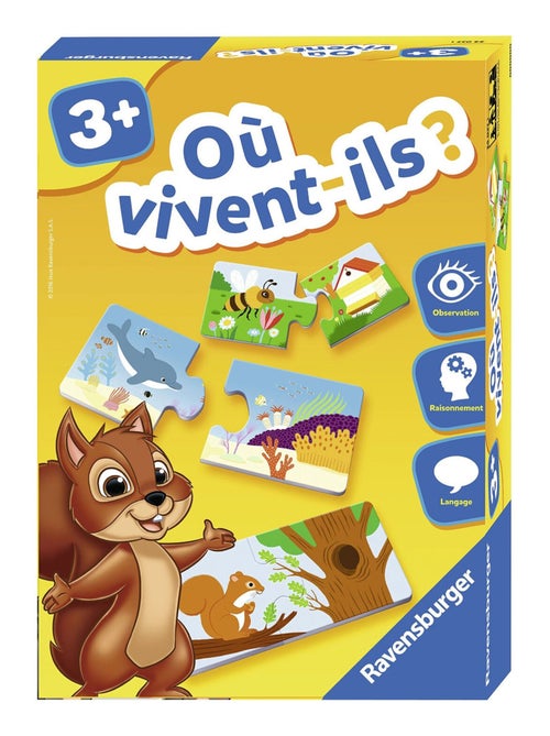 Puzzle duo : Où vivent-ils ? - Kiabi