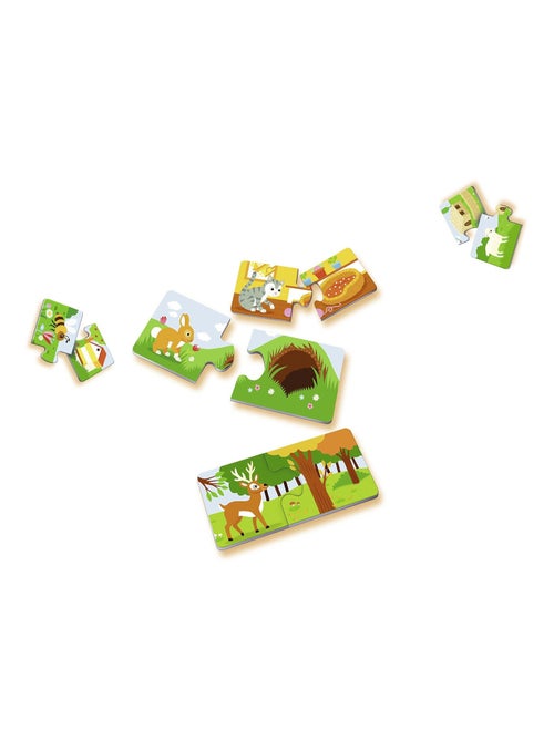 Puzzle duo : Où vivent-ils ? - Kiabi