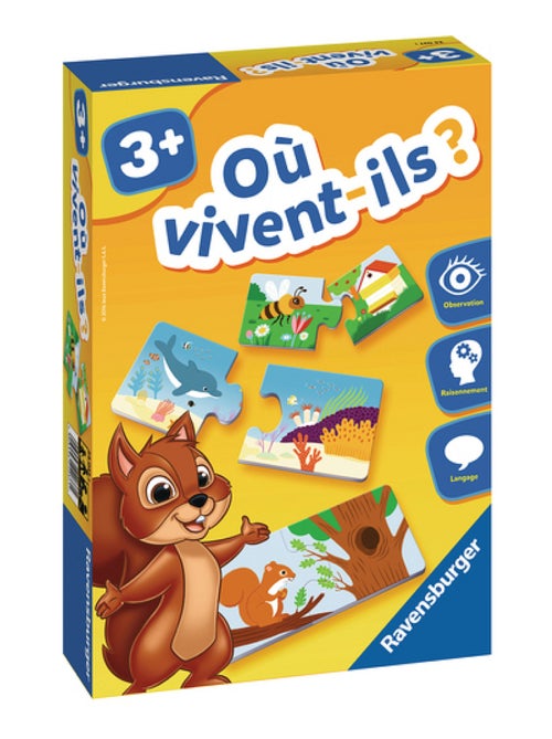 Puzzle duo : Où vivent-ils ? - Kiabi