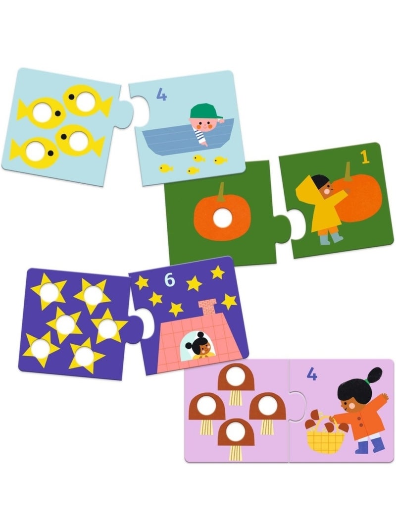 Puzzle duo Premiers chiffres N/A - Kiabi