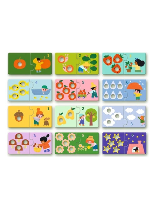 Puzzle duo Premiers chiffres - Kiabi