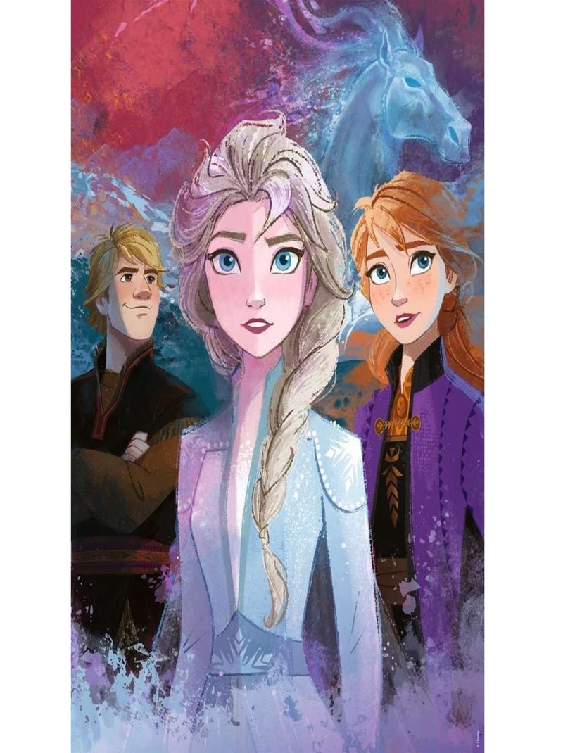 Puzzle Elsa, Anna et Kristoff 300 pcs XXL N/A - Kiabi