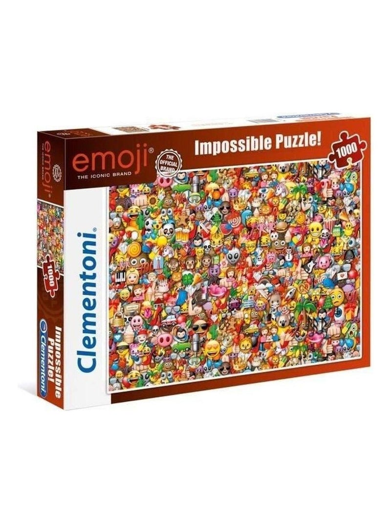 Puzzle Emoji 1000 pièces - Clementoni - Impossible - CLEMENTONI N/A - Kiabi