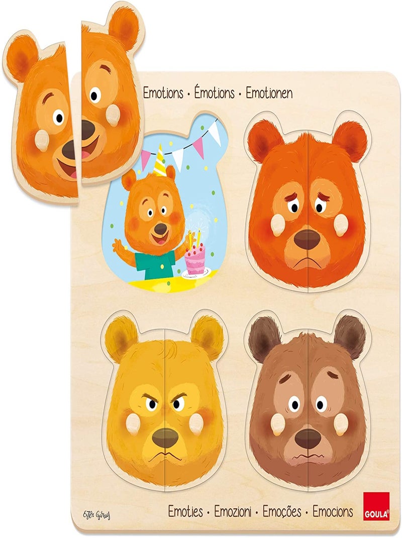 Puzzle émotions Beige - Kiabi