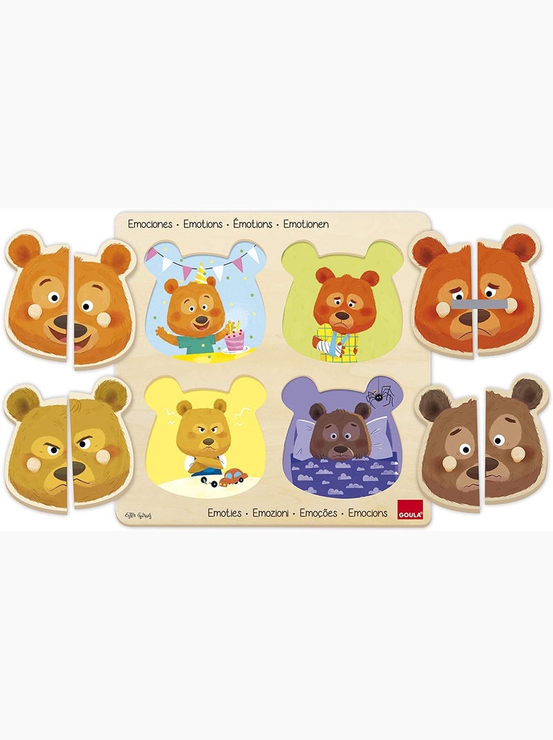 Puzzle émotions Beige - Kiabi