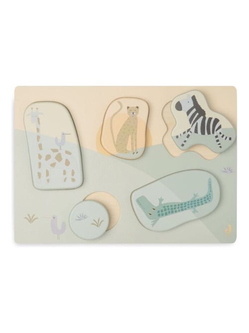 Puzzle en Bois - Jungle Jambo en Bois - Kiabi
